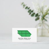 Green Skip, Skip/Dumpster Company Visitenkarte (Stehend Vorderseite)