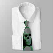Green Skull Artwork Neckwear Krawatte (Gebunden)