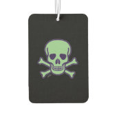 Green Skull Black Car Lufterfrischer (Rückseite)