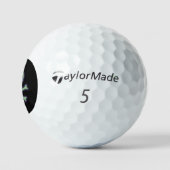 Green Skull Black Taylor Made TP5 Golfbälle 3 pk (Logo)