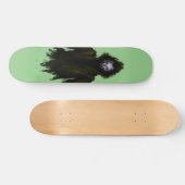 Green Skull Ghost Skateboard (Horizontal)