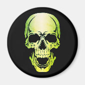 Green Skull Magnet (Vorne)