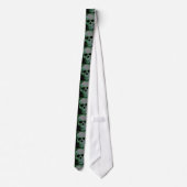 Green Skull Neck Tie Krawatte (Rückseite)