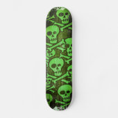 Green Skull Skateboard (Vorderseite)