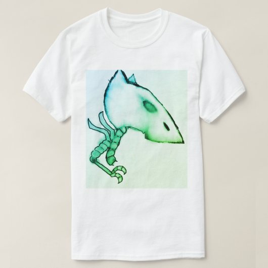 Green Skull-T-Shirt T-Shirt (Design vorne)