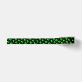 Green Skull und Crossbones Muster Ripsband (Vorderseite)