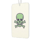 Green Skull White Car Lufterfrischer (Links)
