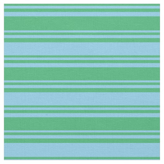 Green & Sky Blue Colos Muster Stoff (Nahaufnahme)