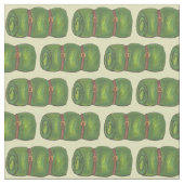Green Sleeping Bag Camping Camper Wanderwoods Stoff (Nahaufnahme)