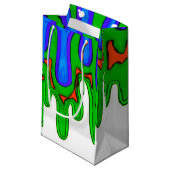 Green Slide Bag Kleine Geschenktüte (Vorderseite Schrägansicht)