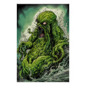 Green Slide Monster Poster (Vorderseite)