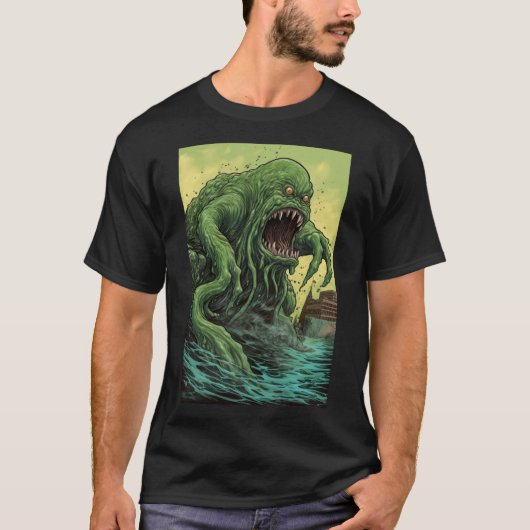 Green Slide Monster T-Shirt (Vorderseite)