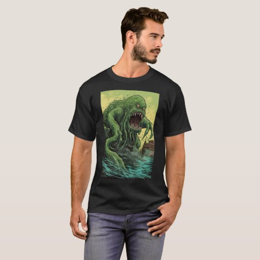Green Slide Monster T-Shirt (Vorne ganz)