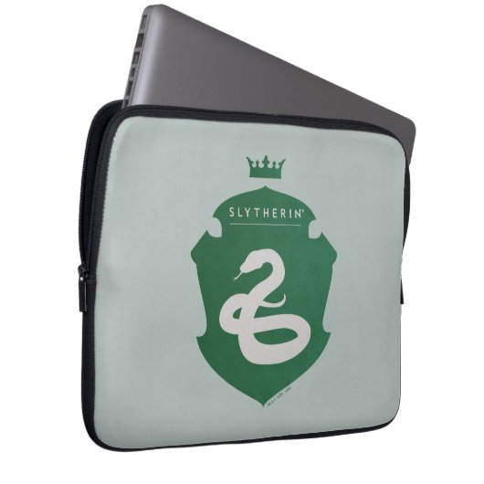 Green SLYTHERIN™ Crowning Wappen Laptopschutzhülle (Vorne Rechts)
