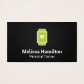 Green Smart Watch | Überwachung der Herzfrequenz | (Vorderseite)