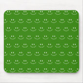 Green Smile Pattern Mouse Pad Mousepad (Vorne)