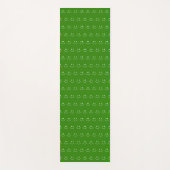 Green Smile Pattern Yoga Mat Yogamatte (Vorderseite)
