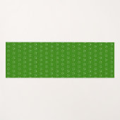 Green Smile Pattern Yoga Mat Yogamatte (Vorderseite (Horizontal))