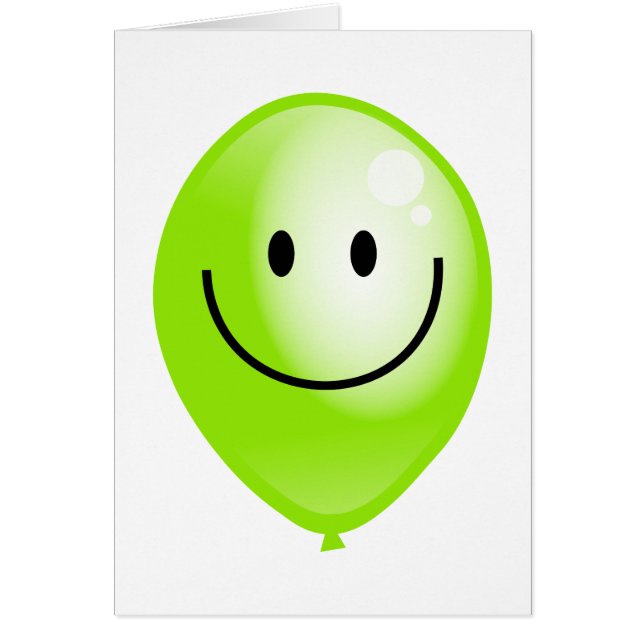 Green Smilie Balloon (Vorne)