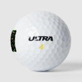 Green Smoke Mandala Design Golfball (Logo)