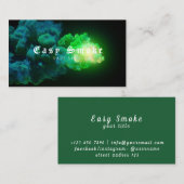Green Smoke Vape Shop Visitenkarte (Vorne/Hinten)