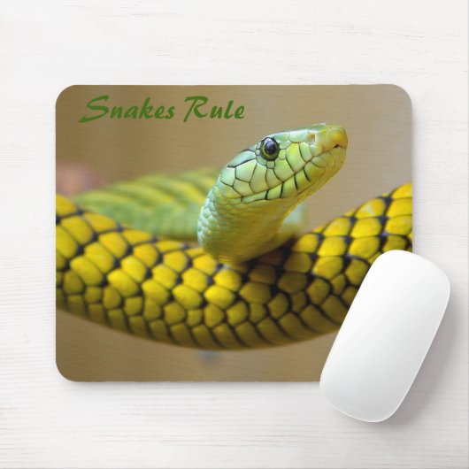 Green Snake Mousepad (Mit Mouse)
