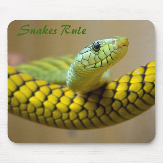 Green Snake Mousepad (Vorne)