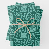 Green Snake Pattern Geschenkpapier Set (Beispiel)