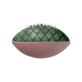Green Snake Serpent Reptile Pattern Football (Gedreht 90)