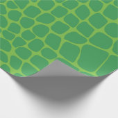 Green Snake Skin Geschenkpapier (Ecke)