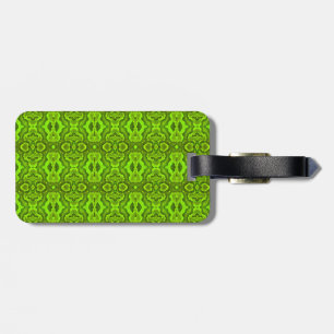 Green Snake Texture Luggage Tag Gepäckanhänger