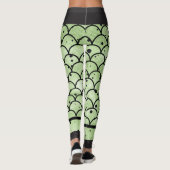 Green Snakeskin Leggings (Rückseite)