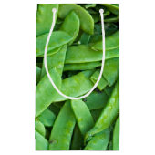 Green Snap Peas Kleine Geschenktüte (Vorderseite)