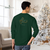 Green Snowflake Christmas Mens Shirt