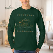 Green Snowflake Christmas Mens Shirt