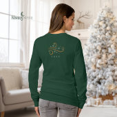 Green Snowflake Christmas Womens Shirt