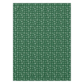 Green Snowflake Tableclout Tischdecke (Vorderseite)