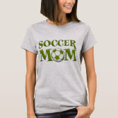 Green Soccer Mama T - Shirt (Vorderseite)