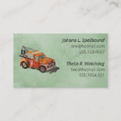 Green Social introduction calling card-wrecker Visitenkarte (Vorderseite)