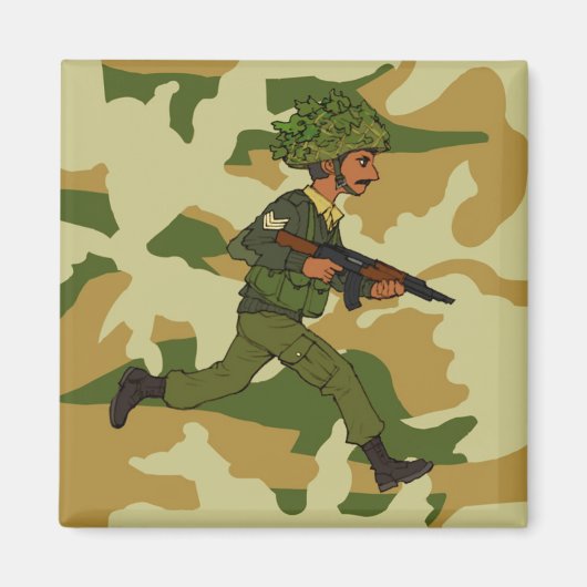 GREEN SOLDIER PAKISTAN MAGNET (Vorne)