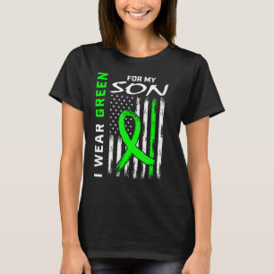 Green Son Cerebral Palsy Nierenerkrankung Bewussts T-Shirt
