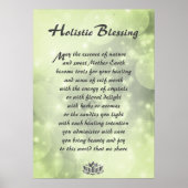 Green Sparkle Holistic Blessing Poster (Vorne)