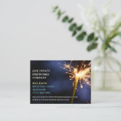 Green Sparkler Juli 4. Store Sales Fireworks Visitenkarte (Stehend Vorderseite)