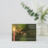 Green Sparkler Juli 4. Store Sales Fireworks Visitenkarte (Stehend Vorderseite)