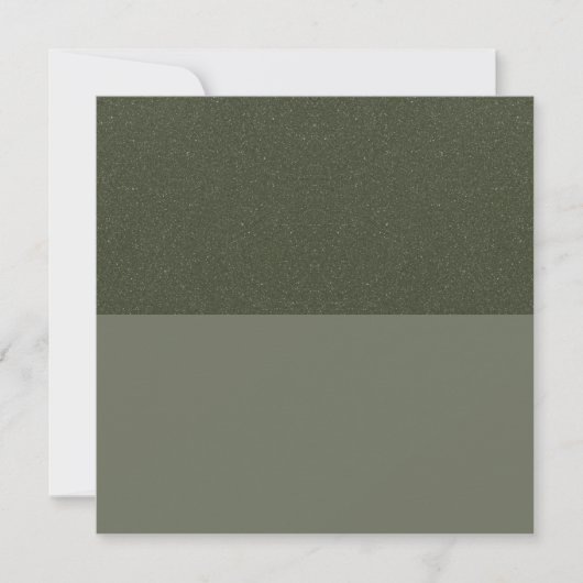Green Speckle Flat Note Card - Anpassbar Mitteilungskarte (Vorderseite)