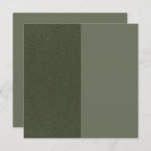 Green Speckle-Karte mit zwei Tonen Moos - Anpassen Mitteilungskarte (Vorne/Hinten)
