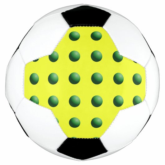 Green Spheres on Yellow  Fußball (Vorderseite)