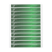 Green Spider Web Wraparound Address Label (Bogen)