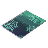 Green Spiderweb Notizblock (Linke Seite)
