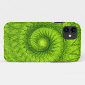 Green Spiral Fraktal Case-Mate iPhone Hülle (Rückseite (Horizontal))